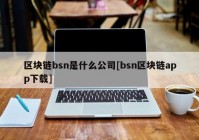 区块链bsn是什么公司[bsn区块链app下载]